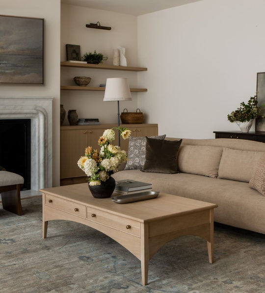 Cleo Coffee Table White Oak