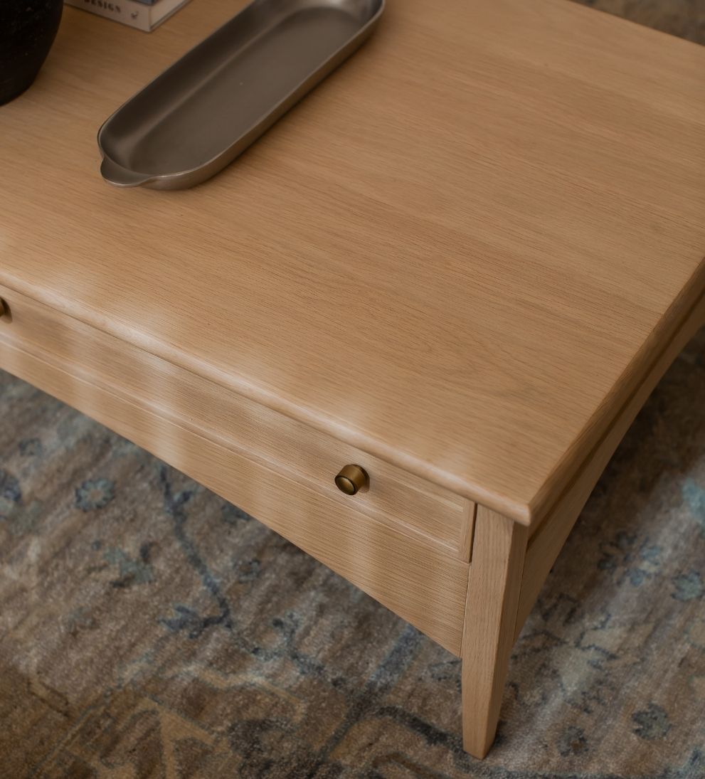 Cleo Coffee Table White Oak Coffee Tables