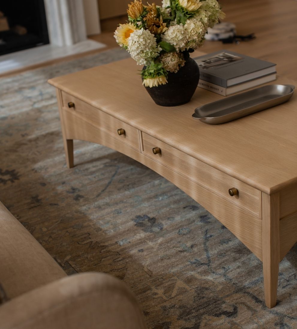 Cleo Coffee Table White Oak Coffee Tables