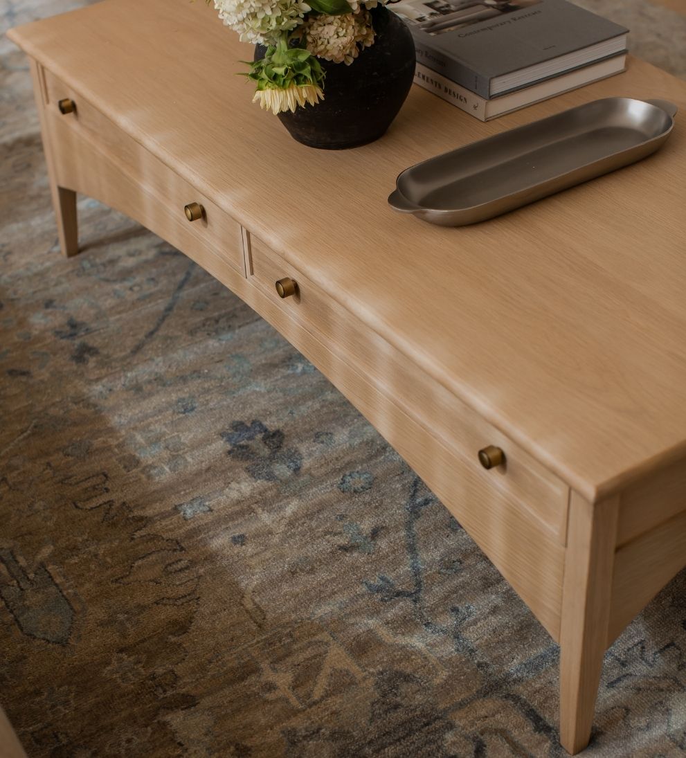 Cleo Coffee Table White Oak Coffee Tables