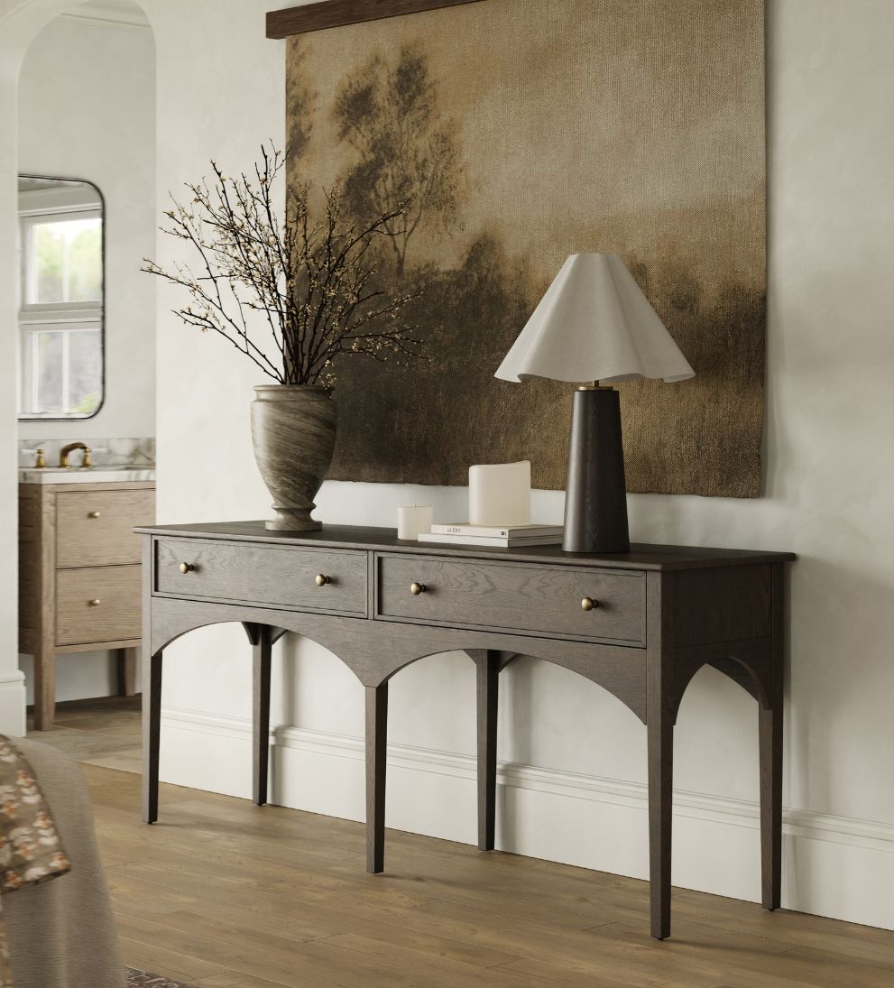 Cleo Console Espresso Consoles