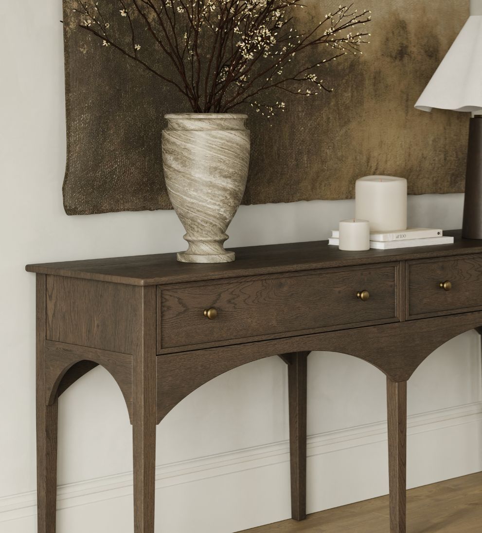 Cleo Console Espresso Consoles
