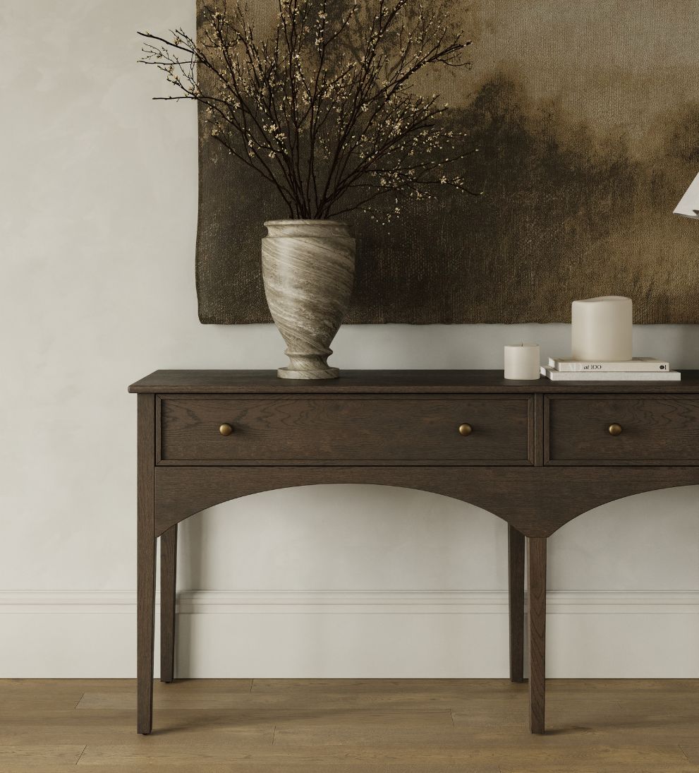 Cleo Console Espresso Consoles