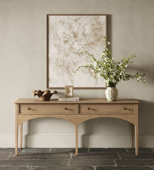 Cleo Console White Oak