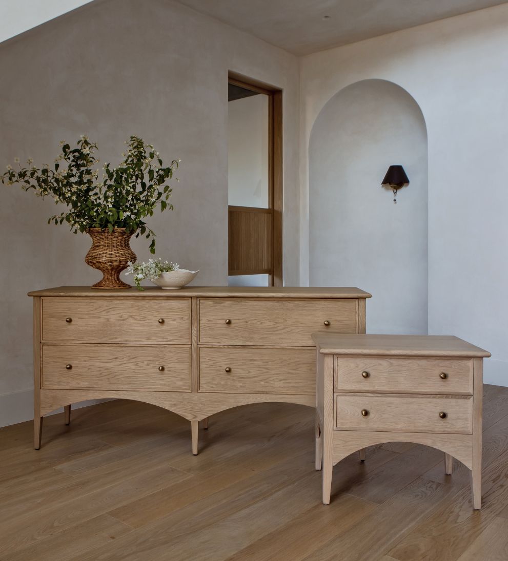 Cleo White Oak Dresser Dressers