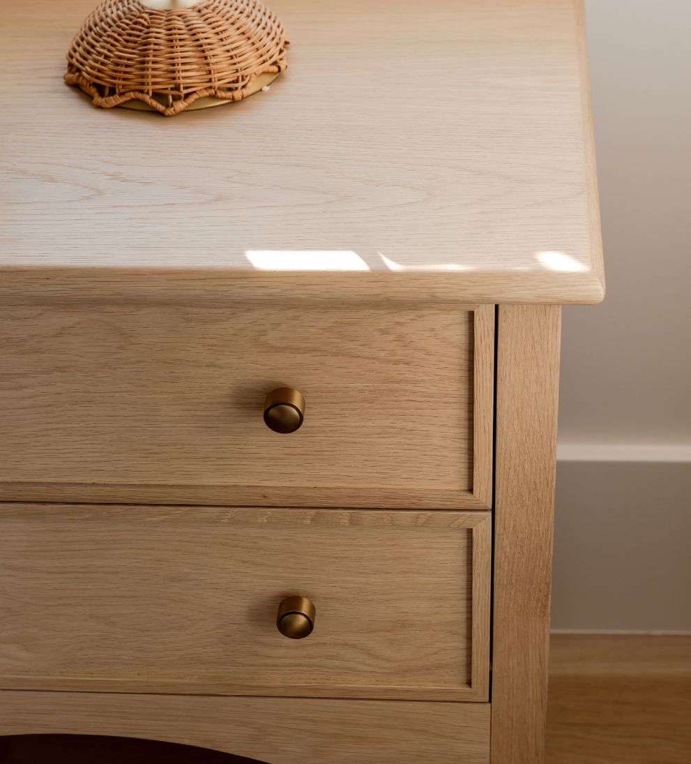 Cleo White Oak Nightstand Nightstands