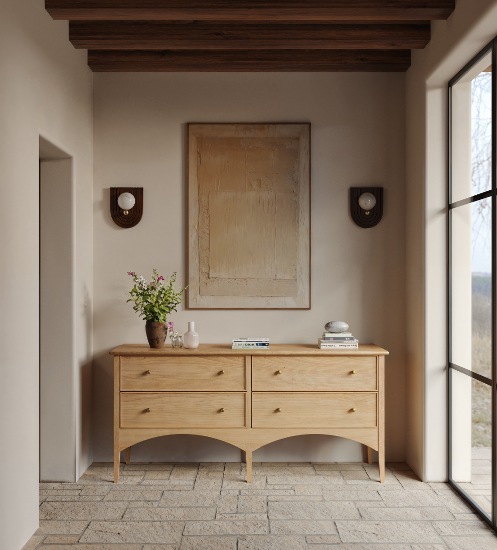 Cleo White Oak Dresser Dressers