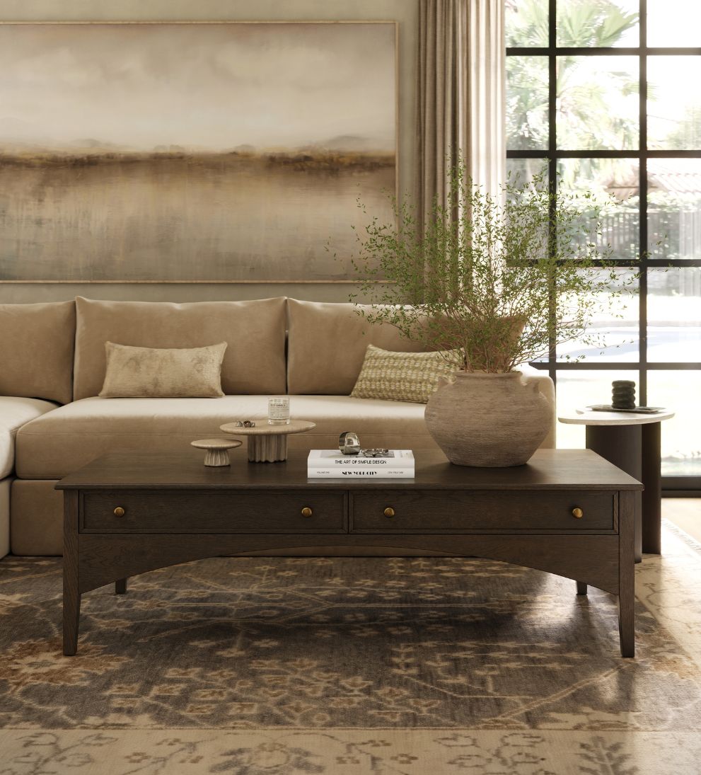 Cleo Coffee Table Espresso Coffee Tables