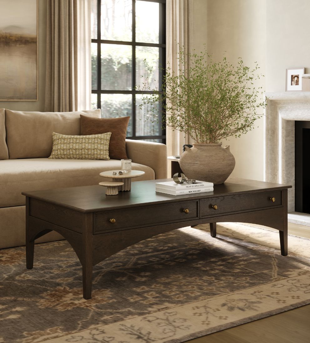 Cleo Coffee Table Espresso Coffee Tables