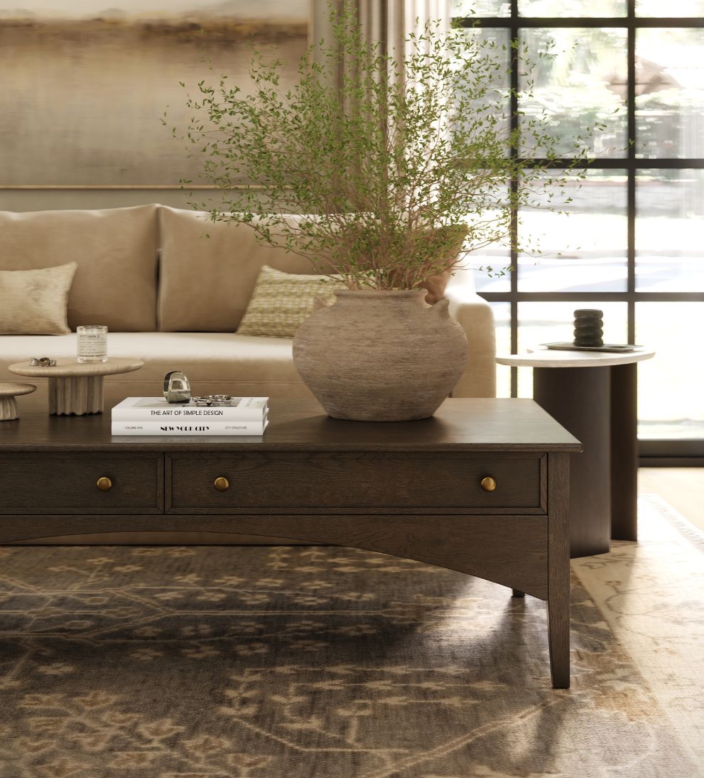 Cleo Coffee Table Espresso Coffee Tables