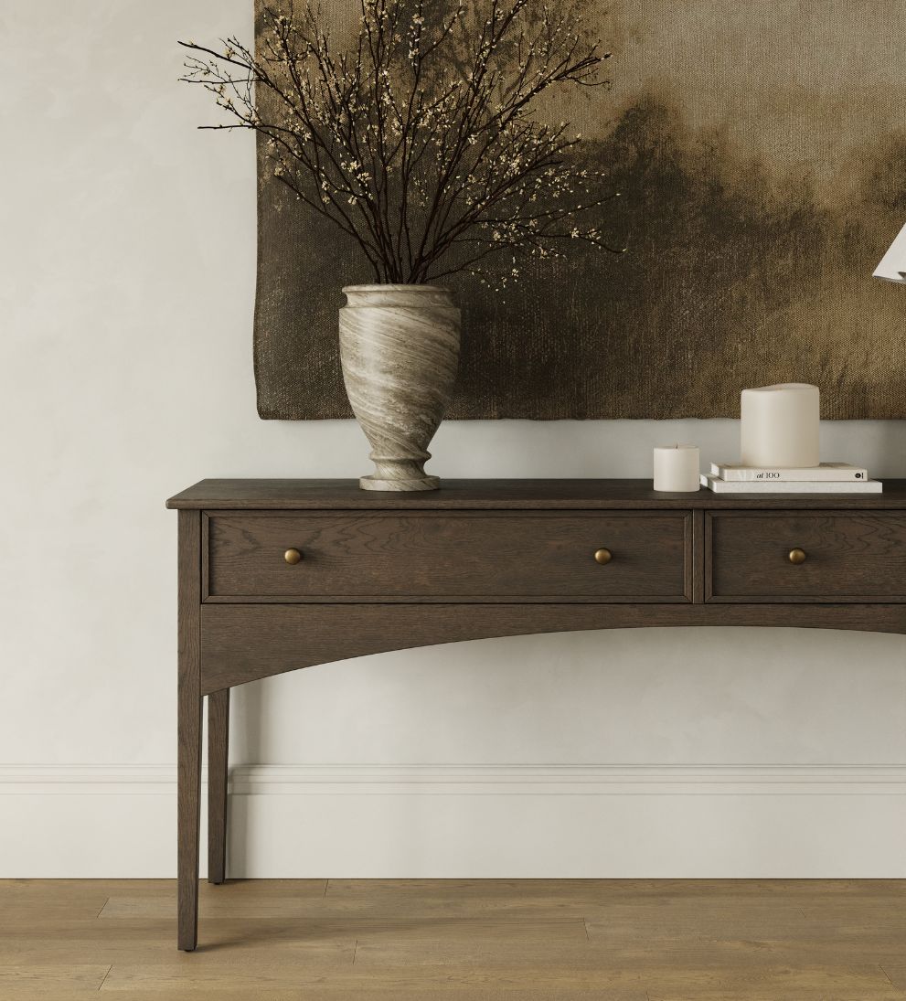Cleo Console Espresso Consoles