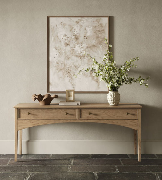 Cleo Console White Oak
