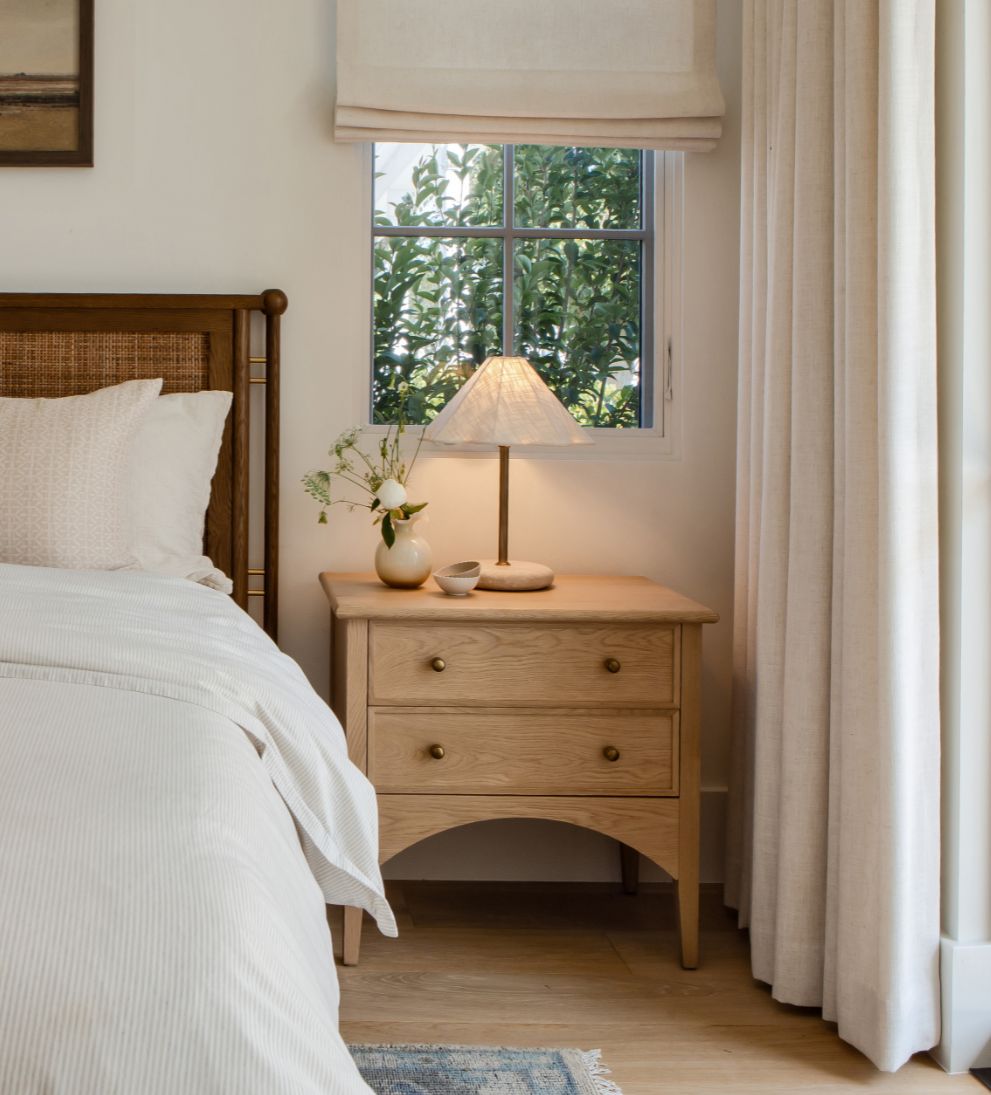 Cleo White Oak Nightstand Nightstands