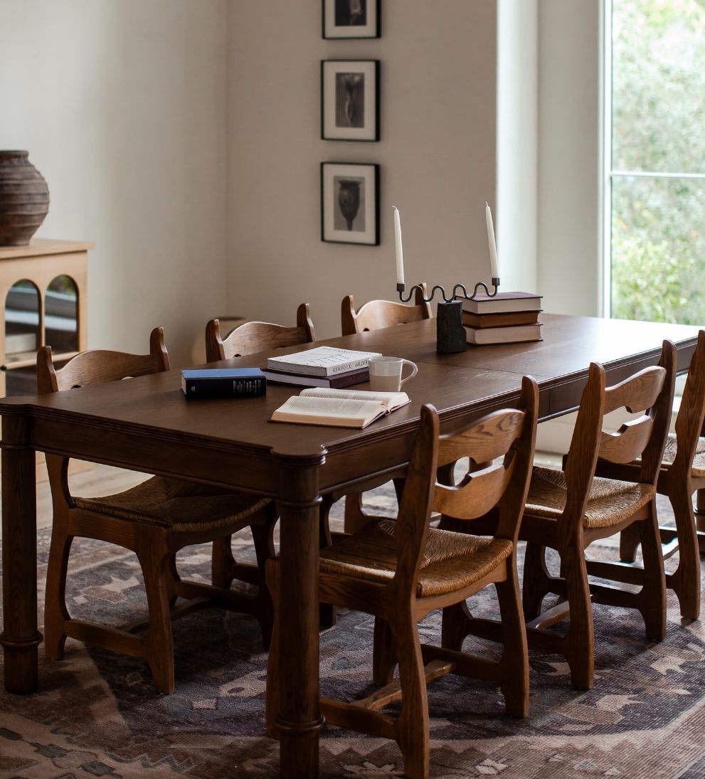 Colette Provincial Rush Dining Chairs (Set of 6) Dining Chairs