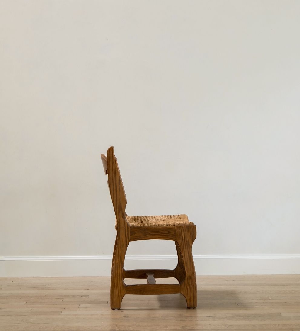 Colette Provincial Rush Dining Chairs (Set of 6) Dining Chairs