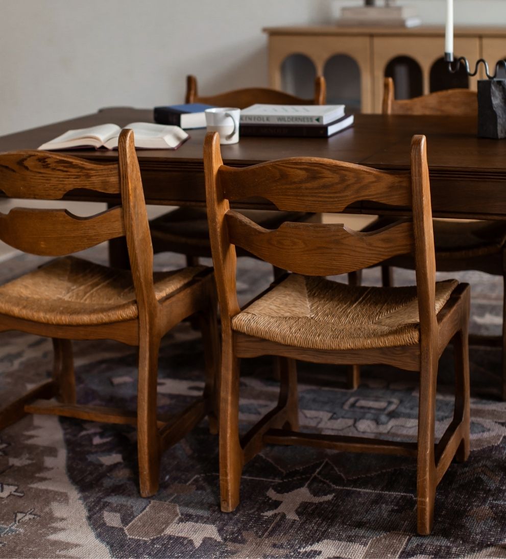 Colette Provincial Rush Dining Chairs (Set of 6) Dining Chairs