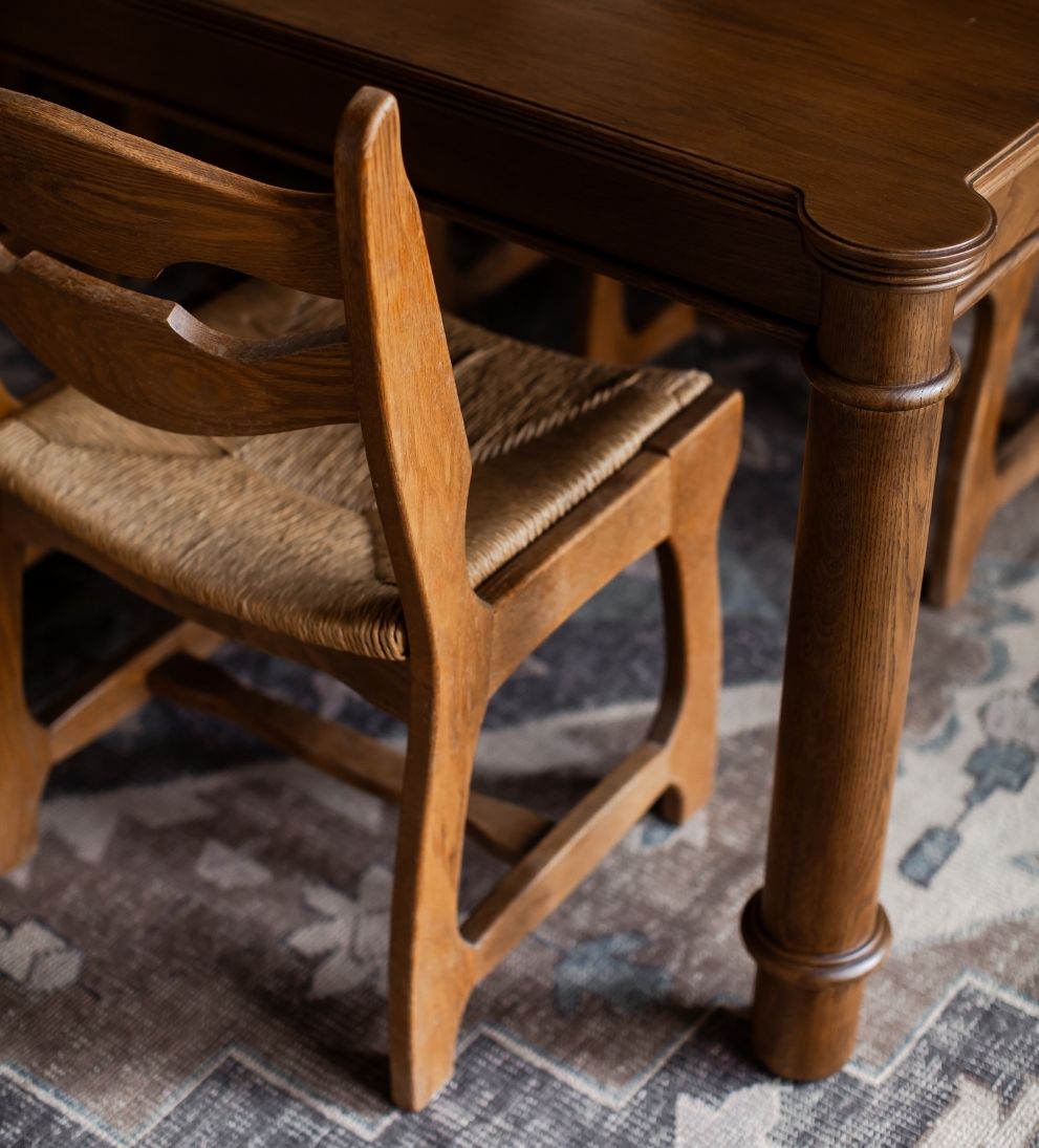Colette Provincial Rush Dining Chairs (Set of 6) Dining Chairs