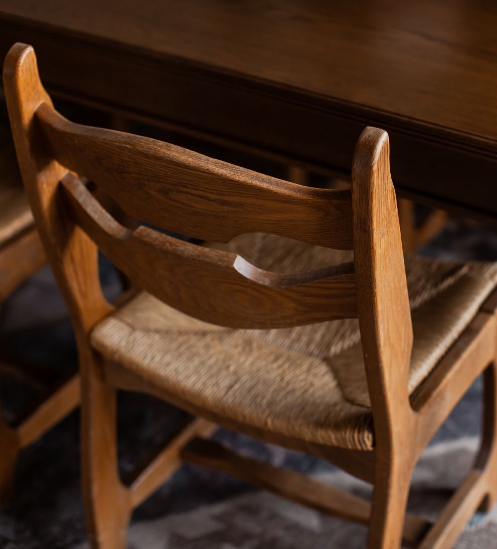 Colette Provincial Rush Dining Chairs (Set of 6) Dining Chairs