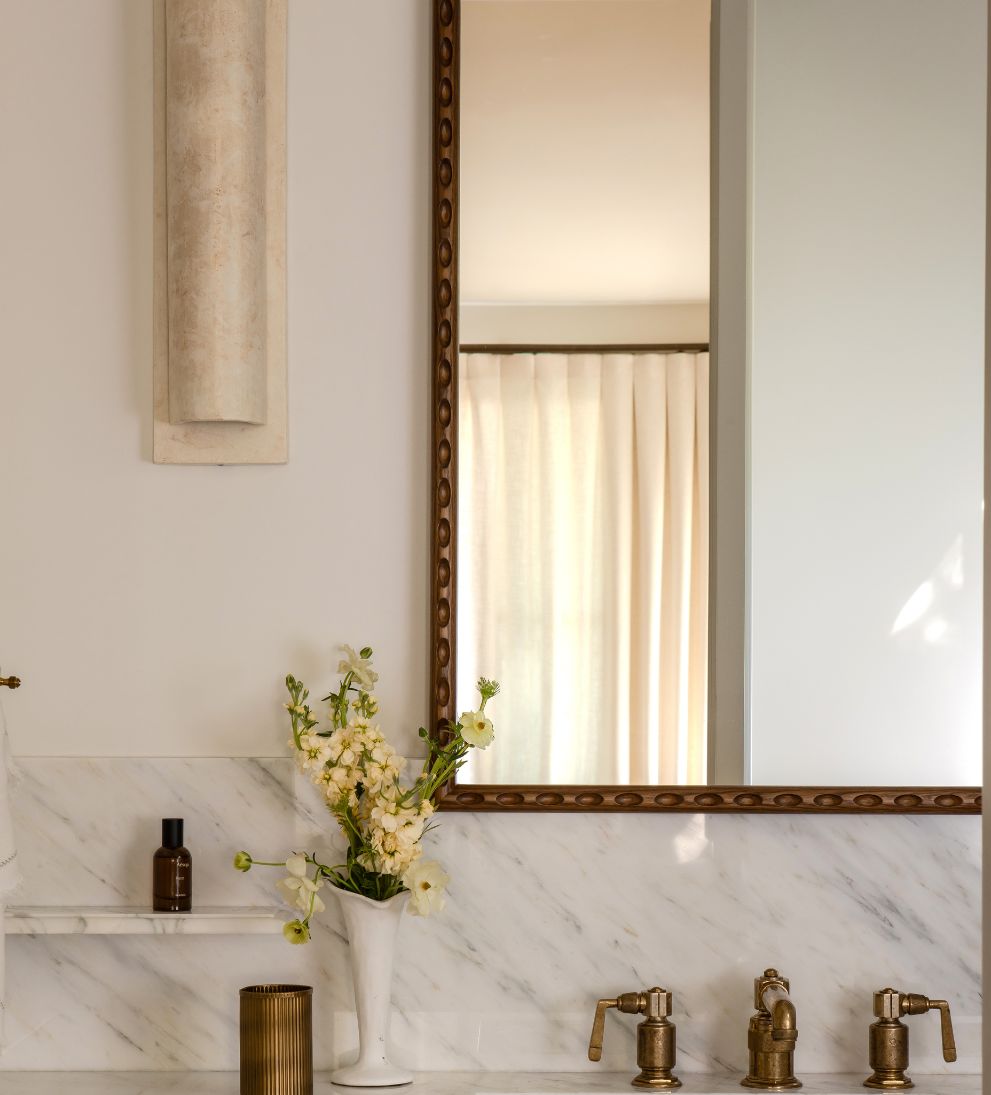 Colonnade Mirror in Dark Oak Wall Mirrors