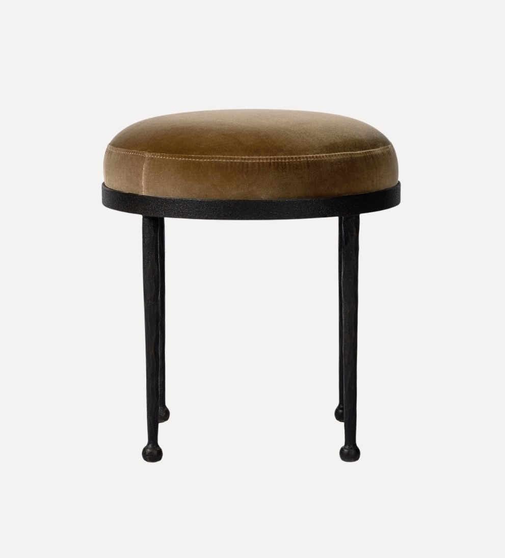 Corina Accent Stool - Surrey Ochre Ottomans