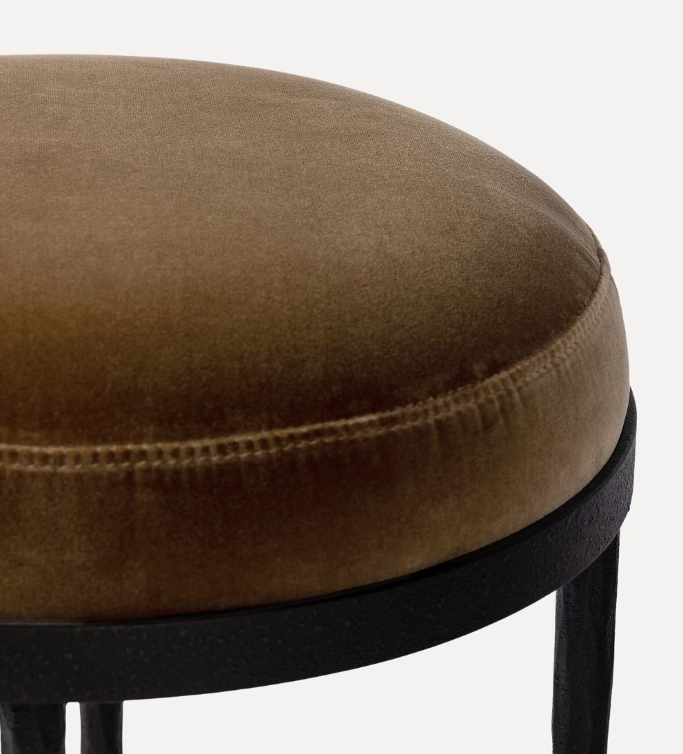Corina Accent Stool - Surrey Ochre Ottomans