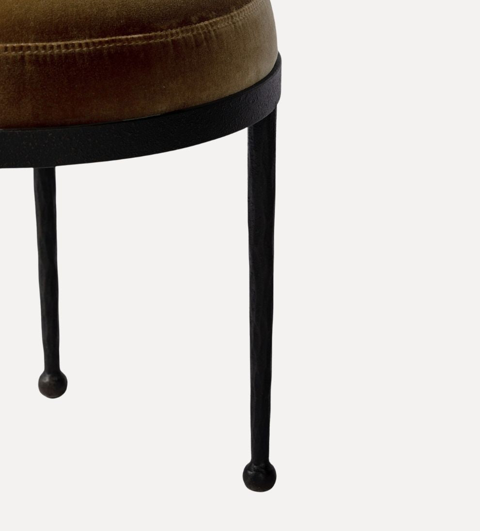 Corina Accent Stool - Surrey Ochre Ottomans