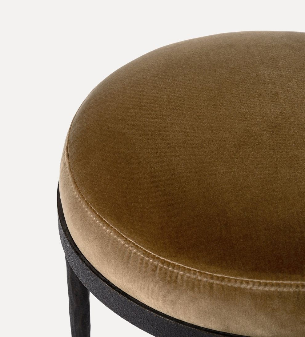 Corina Accent Stool - Surrey Ochre Ottomans