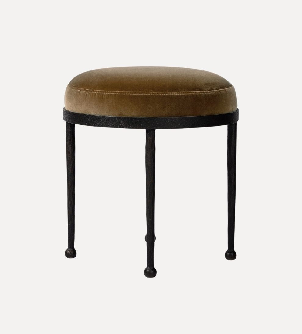 Corina Accent Stool - Surrey Ochre Ottomans