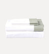 Cotton Hemstitch Sheet Set - Green Bedding