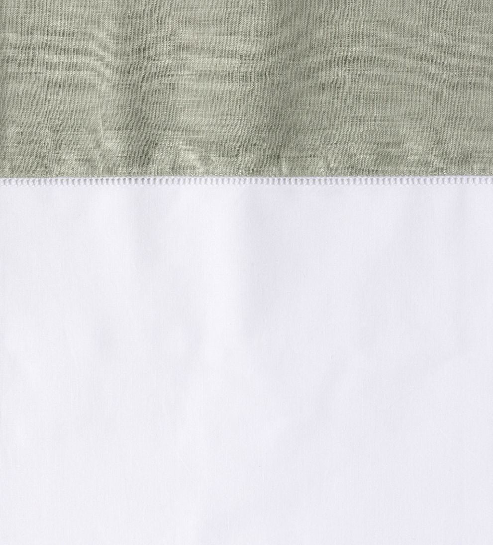 Cotton Hemstitch Sheet Set - Green Bedding