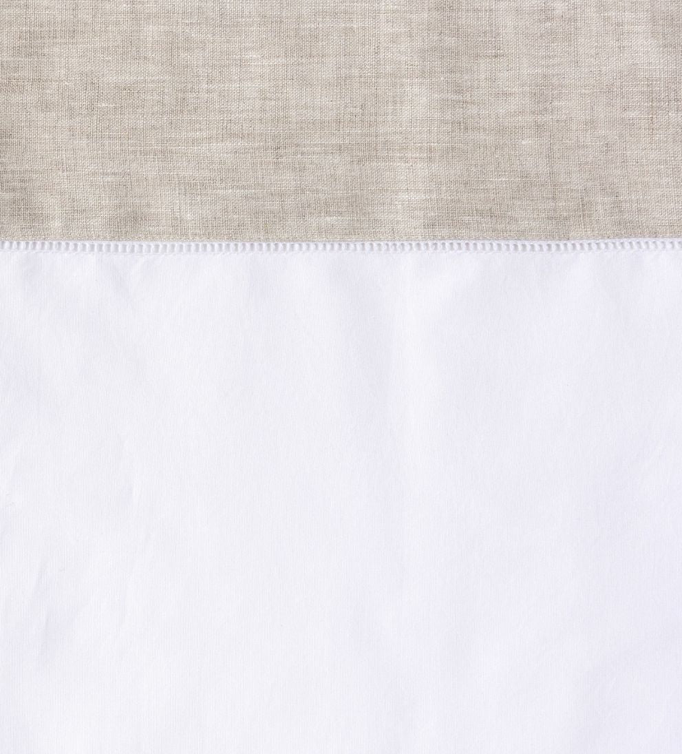 Cotton Hemstitch Sheet Set - Natural Bedding