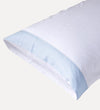 Cotton Hemstitch Sheet Set - Sky Blue Bedding