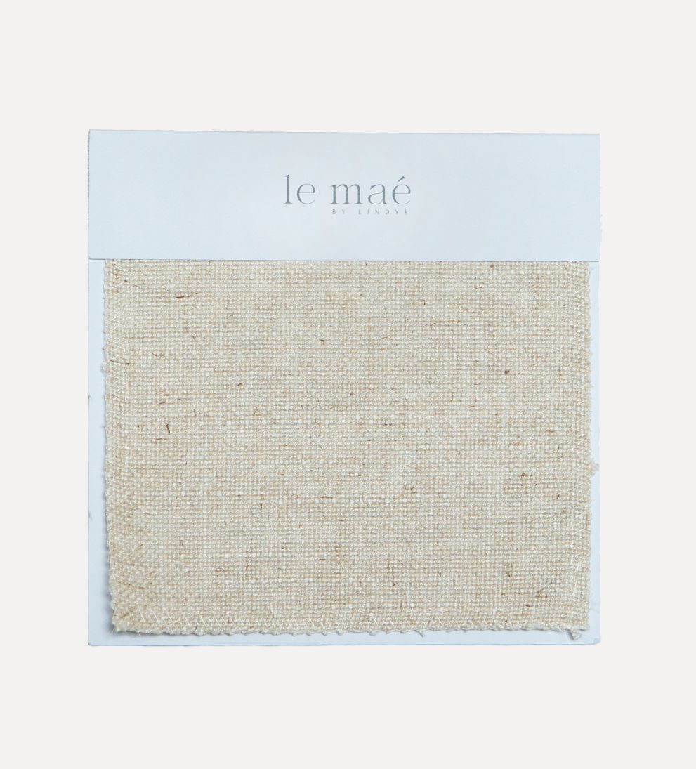 Cream Crypton Linen Sample Sample Product