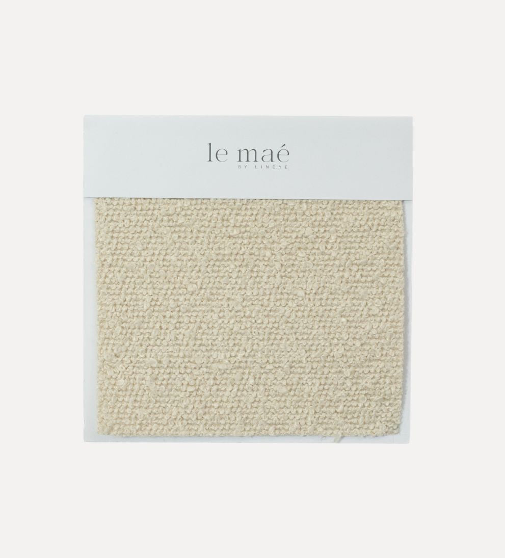 Slubby Linen Cream Sample Sample Product