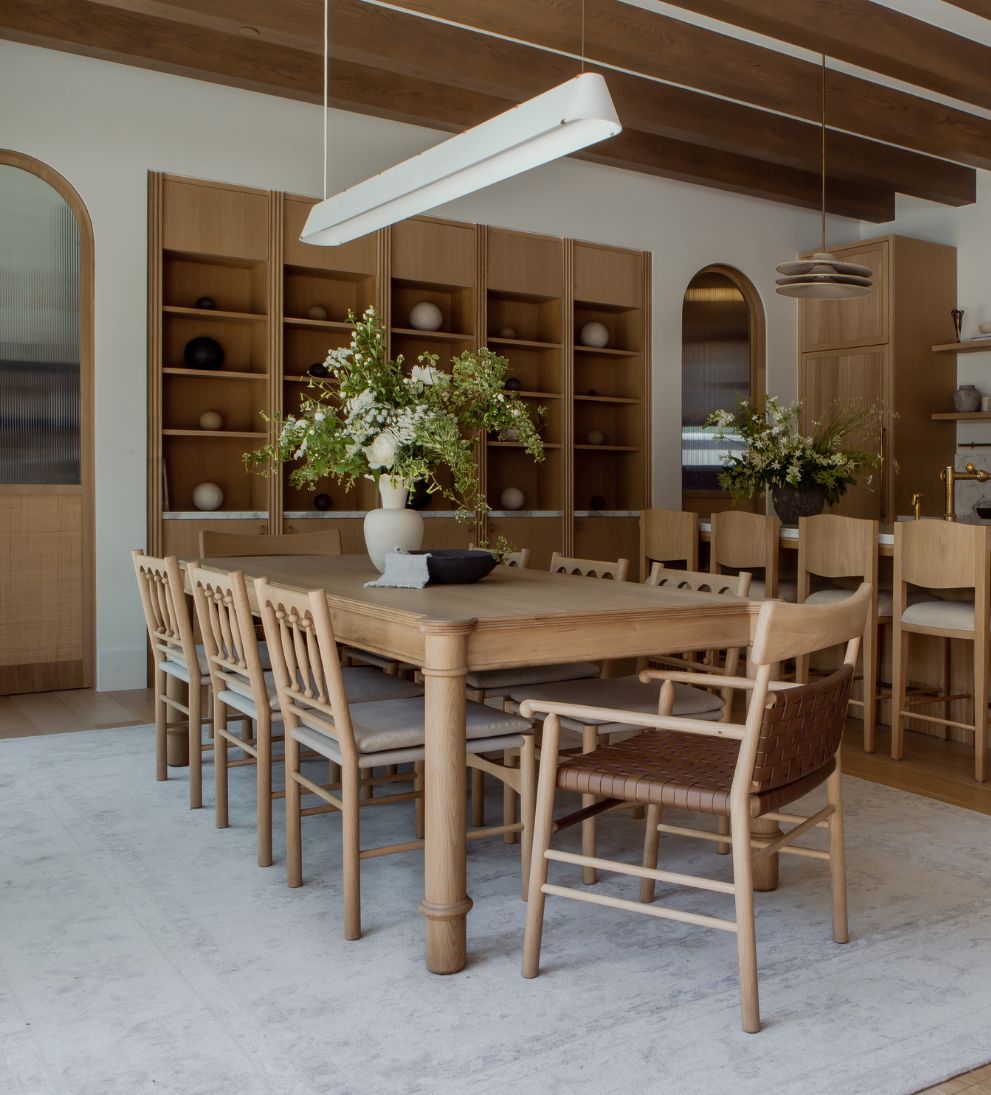 Elizabeth White Oak 96-120" Expandable Dining Table Dining Tables