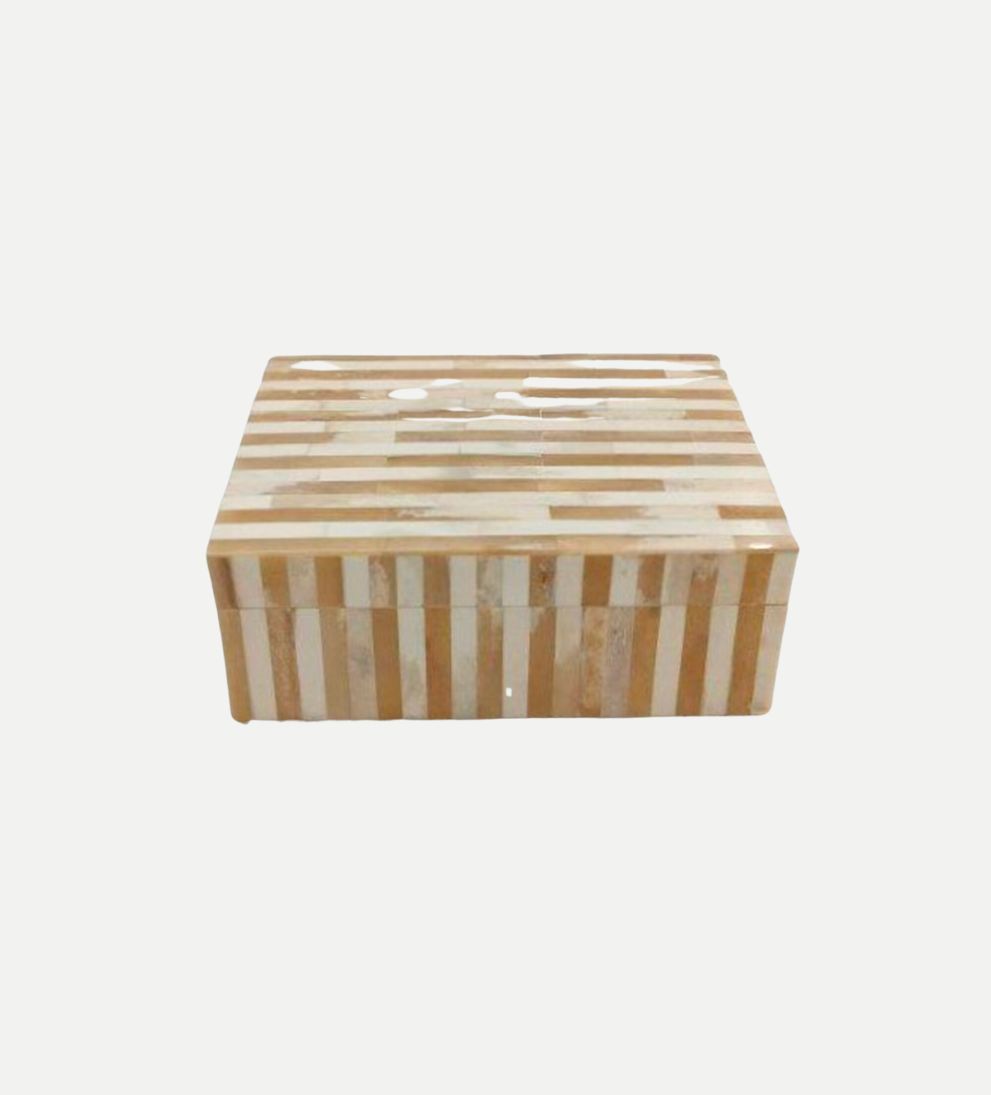 Delaney Striped Box Baskets +Boxes