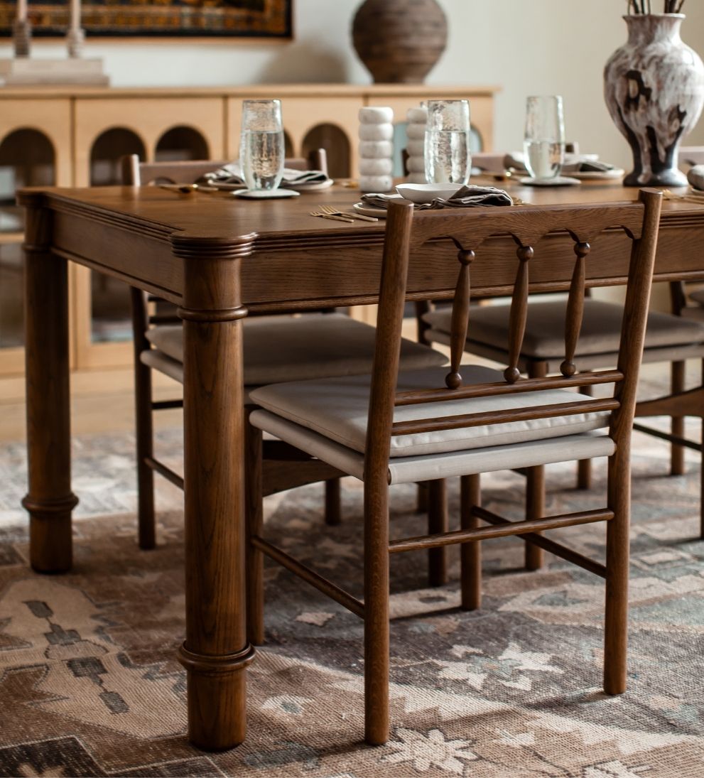 Daffodil Nutmeg Spindle Dining Chair - Set of 2 Dining Chairs