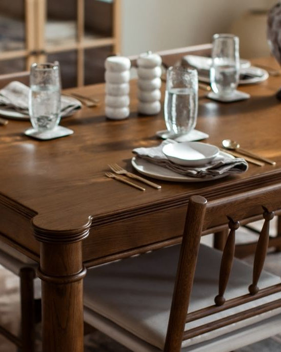 Elizabeth Nutmeg 96-120" Expandable Dining Table Dining Tables