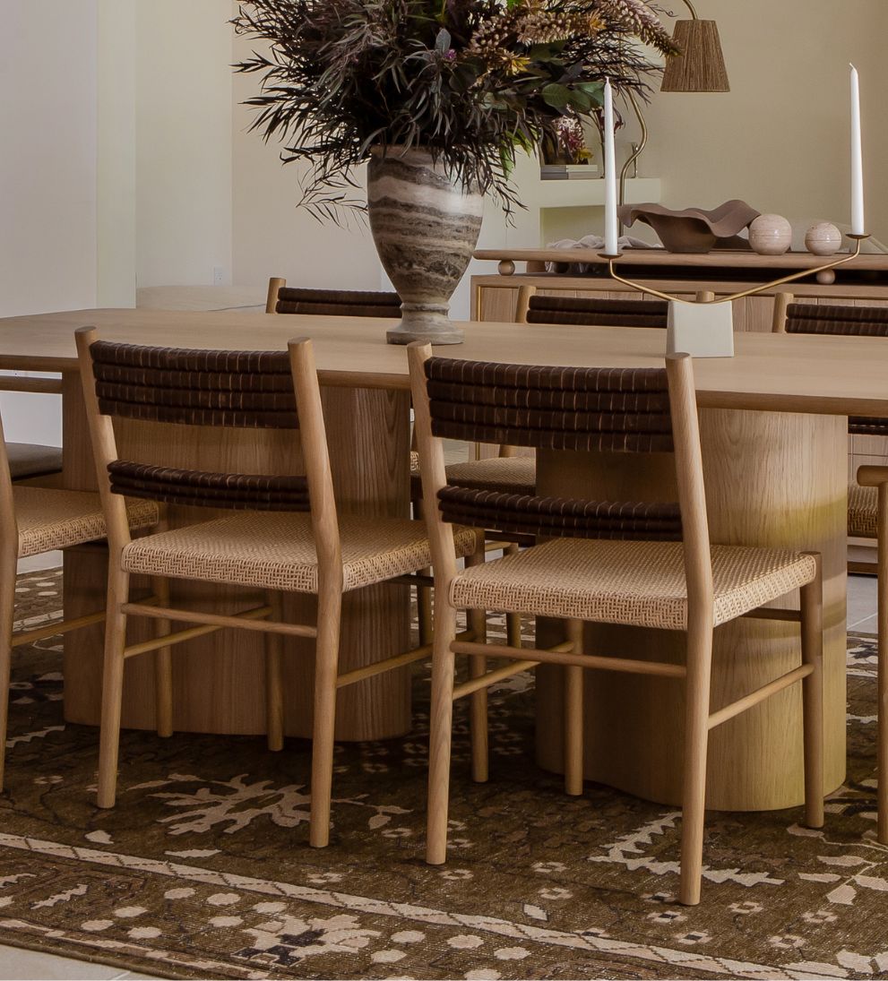 Ella Leather Dining Chair Set of 2 Dining Chairs