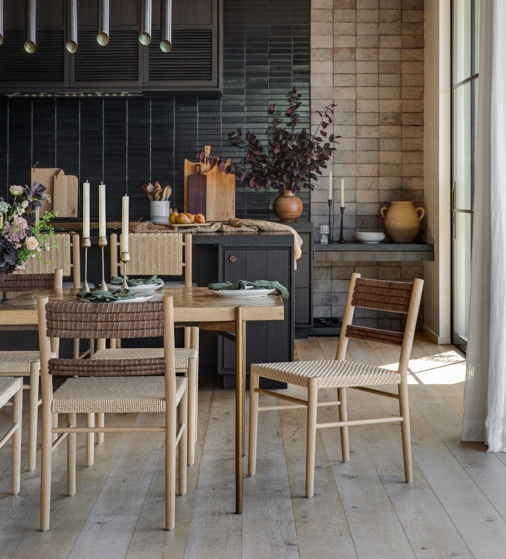 Ella Leather Dining Chair Set of 2 Dining Chairs