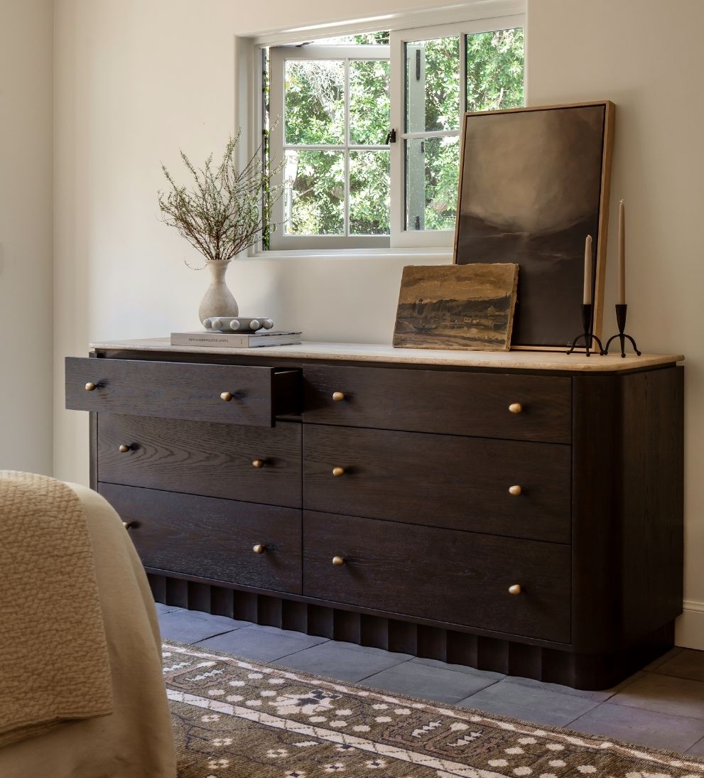 Ellen Espresso 6 Drawer Dresser Dressers