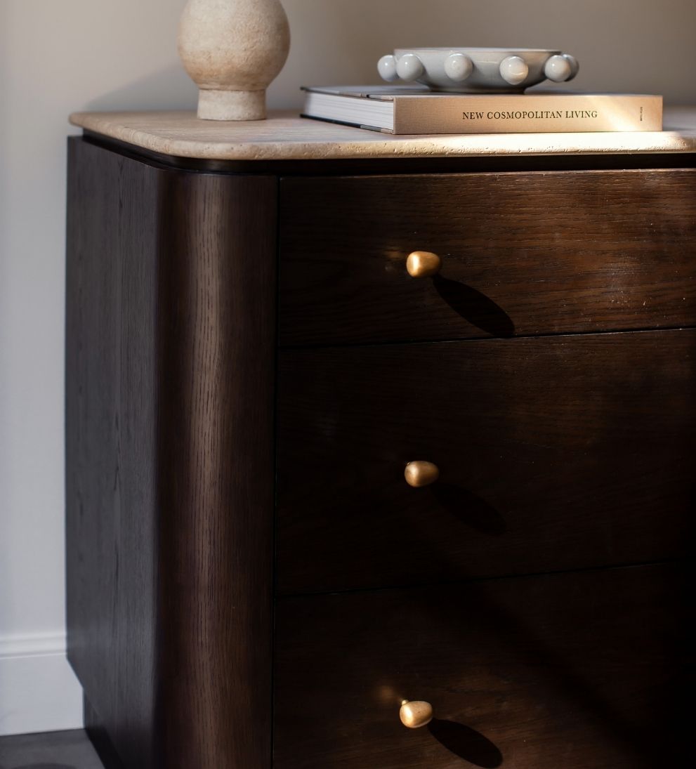 Ellen Espresso 6 Drawer Dresser