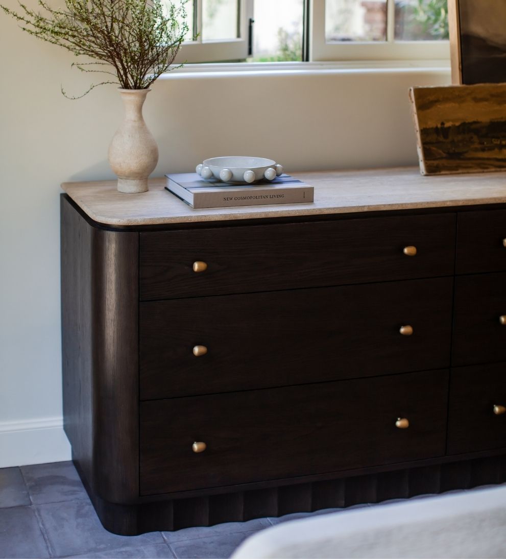 Ellen Espresso 6 Drawer Dresser