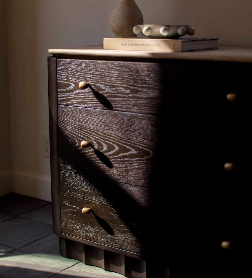 Ellen Espresso 6 Drawer Dresser Dressers