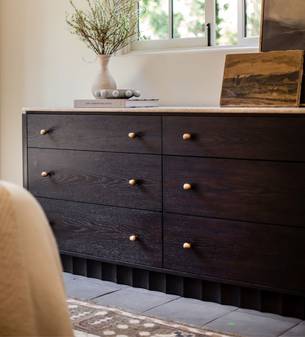 Ellen Espresso 6 Drawer Dresser Dressers