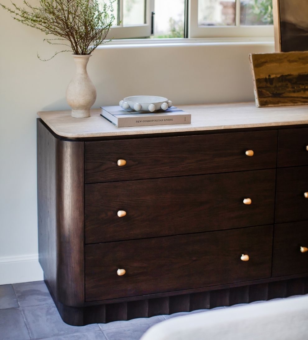 Ellen Espresso 6 Drawer Dresser Dressers