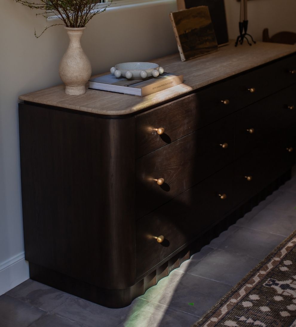 Ellen Espresso 6 Drawer Dresser