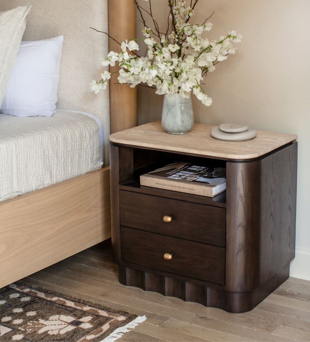 Ellen Espresso Nightstand Nightstands