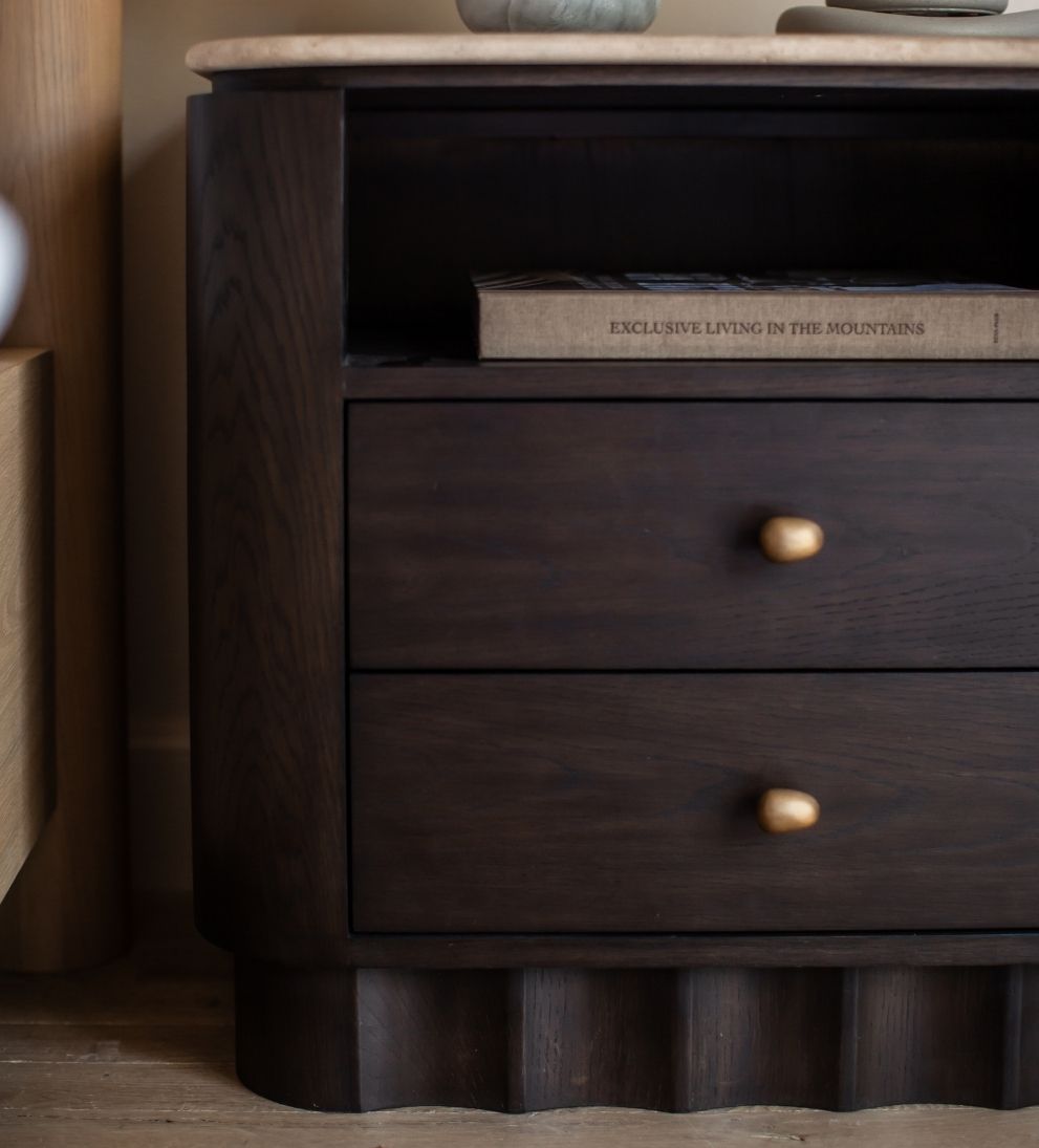 Ellen Espresso Nightstand Nightstands
