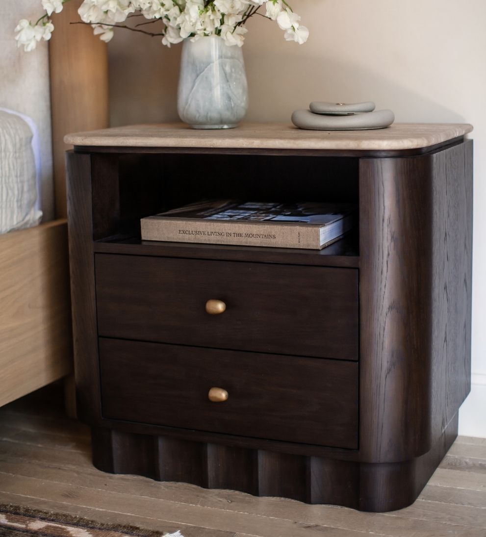 Ellen Espresso Nightstand Nightstands